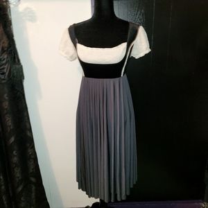 Stretchy vintage retro cos play german midi dress